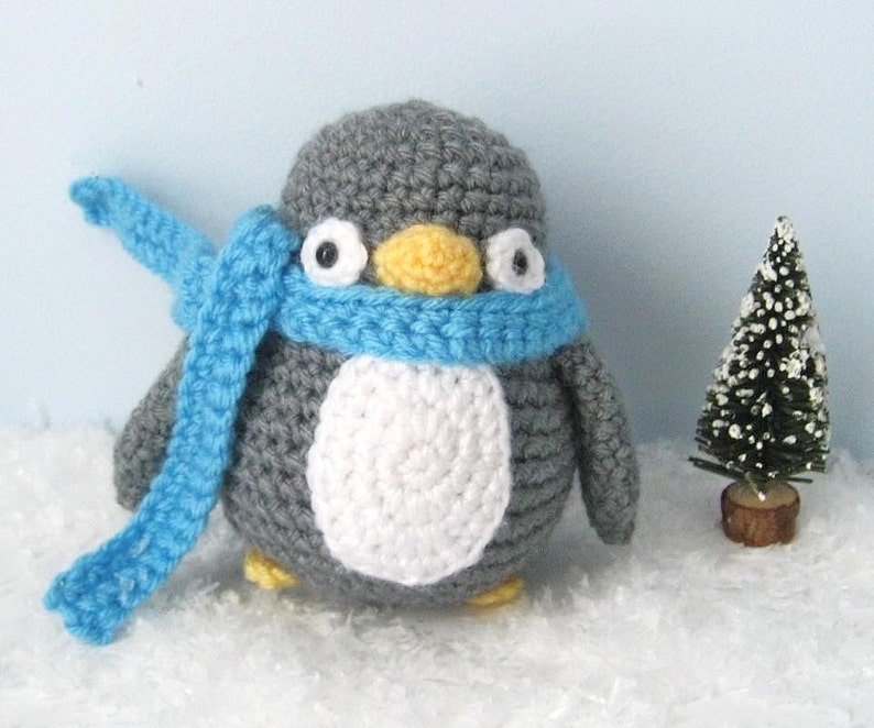 Patrón Pingüino Amigurumi Crochet Descarga Digital imagen 2