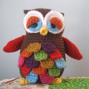 Amigurumi Crochet Mr. Hoot Owl Pattern Digital Download image 1