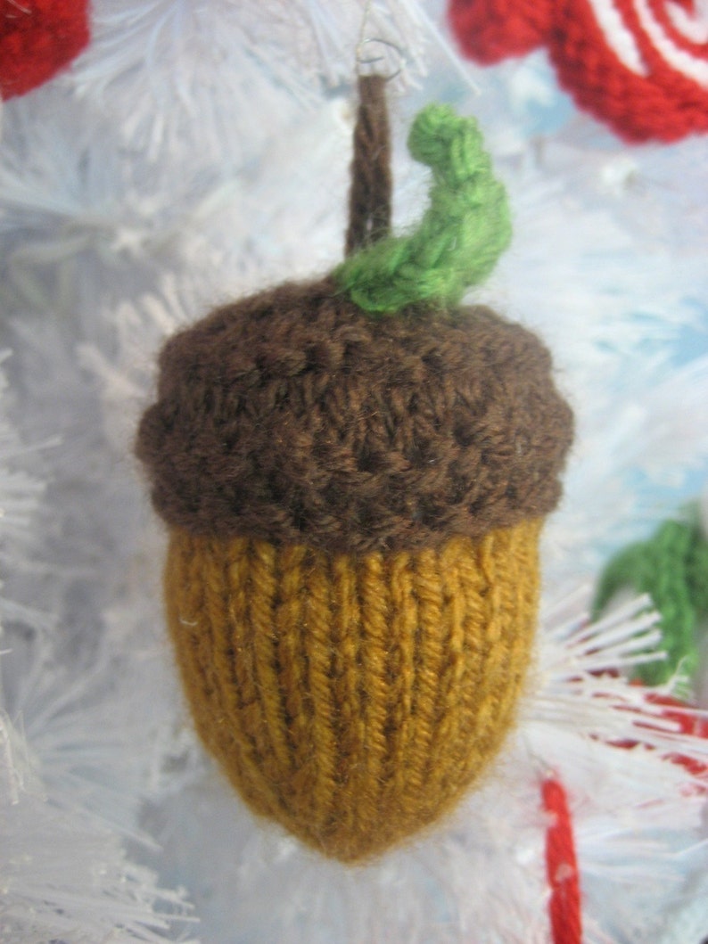 Amigurumi Knit Christmas Ornament Pattern Set Digital Download image 3