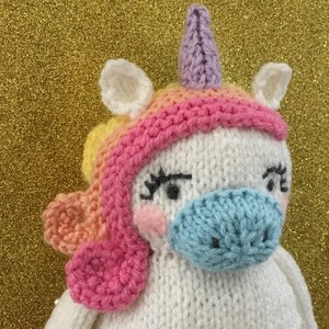 Amigurumi Knit Unicorn Pattern Digital Download image 2