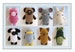 Amigurumi Crochet Little Critters Pattern Set Digital Download 