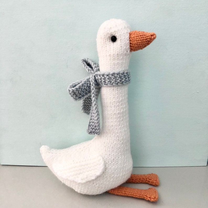 Amigurumi Knit Goose Pattern Descarga Digital imagen 1