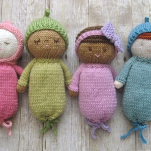 Amigurumi Knit Baby Doll Patterns Digital Download image 5