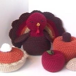 Amigurumi Crochet Autumn Pattern Set Digital Download