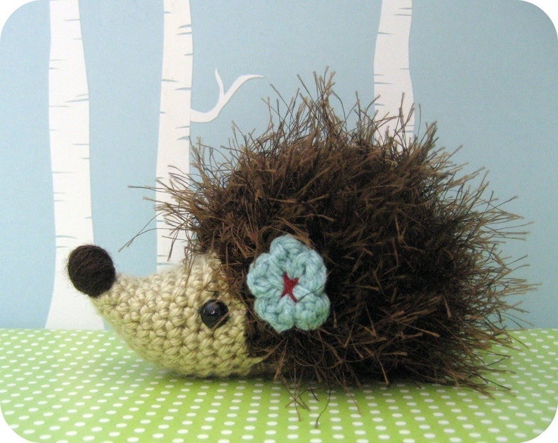 Amigurumi Crochet Hedgehog Pattern Digital Download image 1