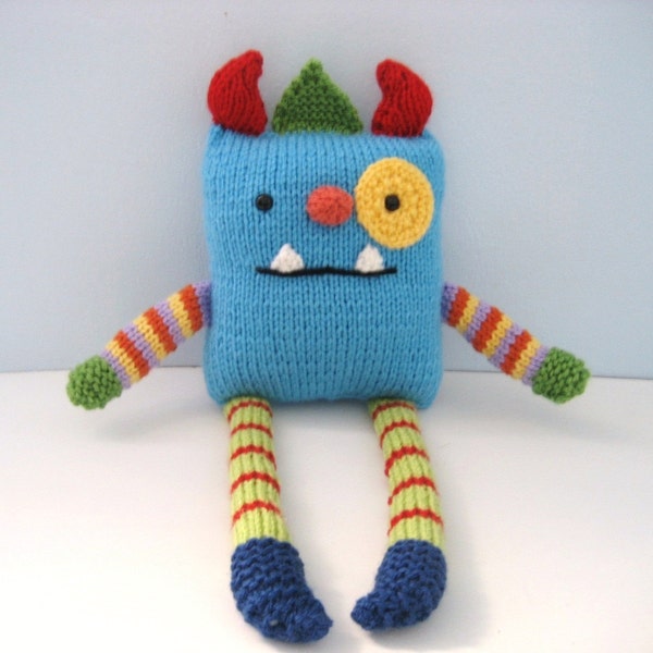 Amigurumi brei Monster patroon digitale download