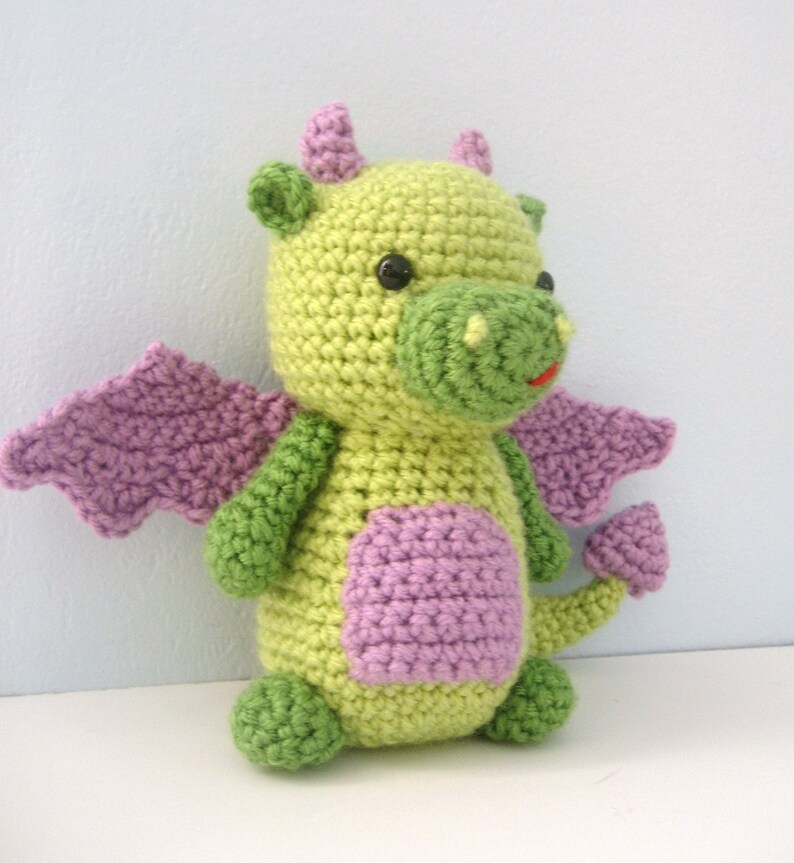 Amigurumi Crochet Dragon Pattern Digital Download image 4