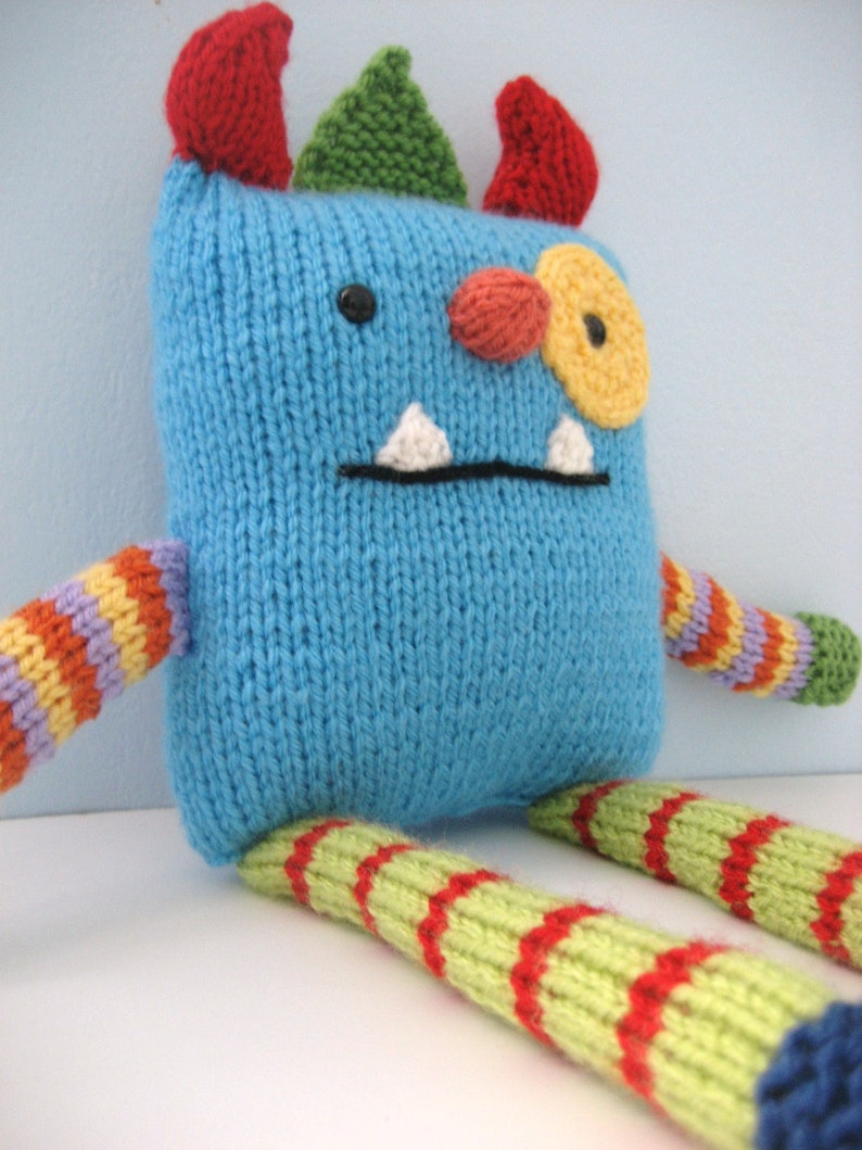 Amigurumi Knit Monster Pattern Digital Download image 2