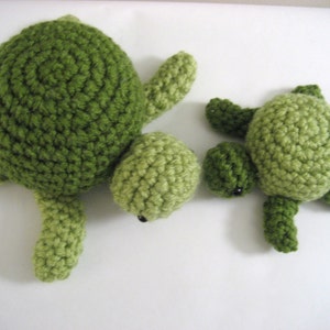 Amigurumi Crochet Sea Turtle Pattern Digital Download image 5