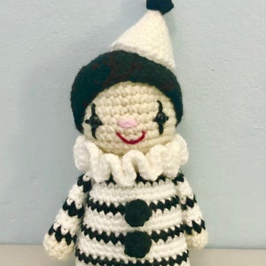 Amigurumi Crochet Pierrot Clown Pattern Digital Download image 3