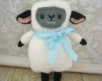 Amigurumi Knit Lamb Pattern Digital Download