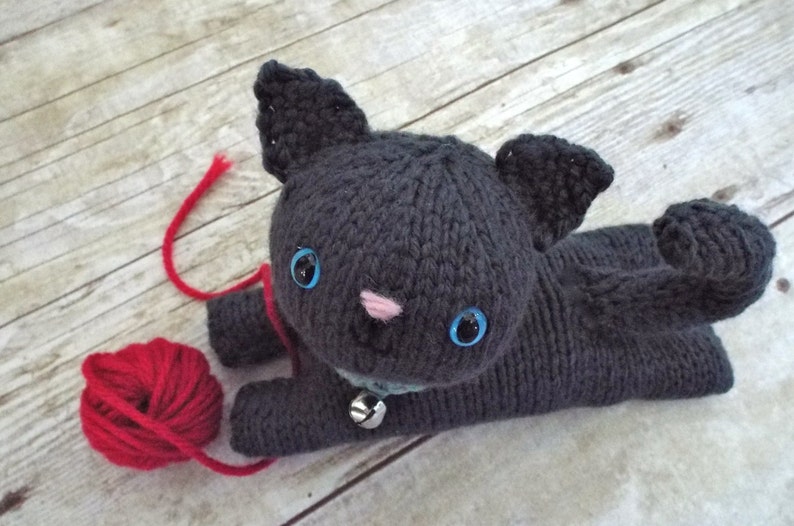 Amigurumi Knit Kitten Pattern Digital Download imagem 5