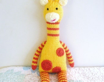 Amigurumi tricot girafe motif téléchargement numérique