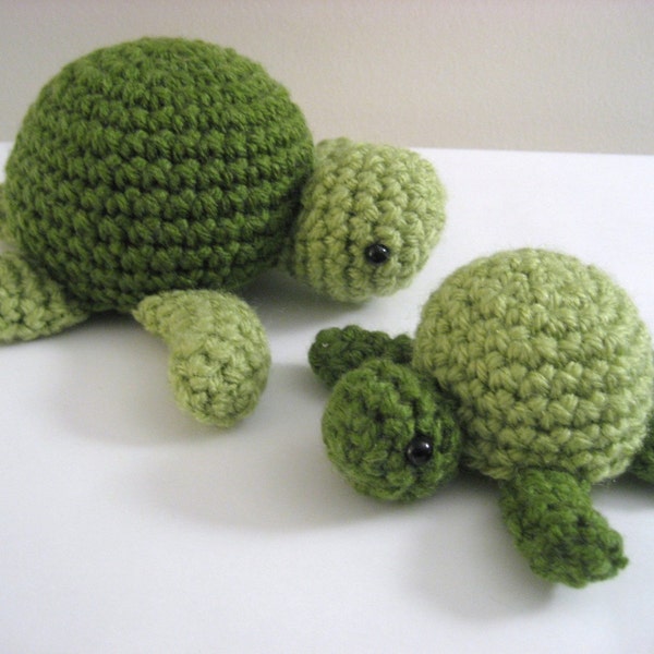 Amigurumi Crochet Sea Turtle Pattern Digital Download
