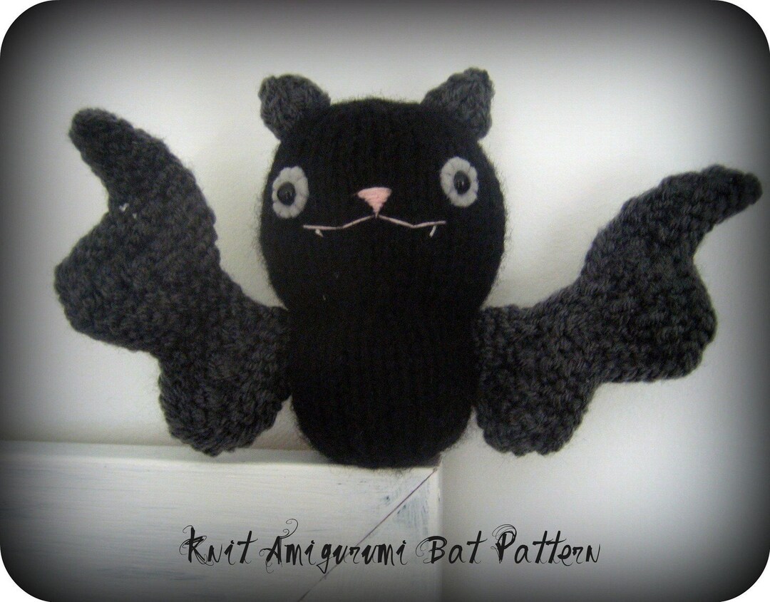 Amigurumi Knit Bat Pattern Digital Download - Etsy