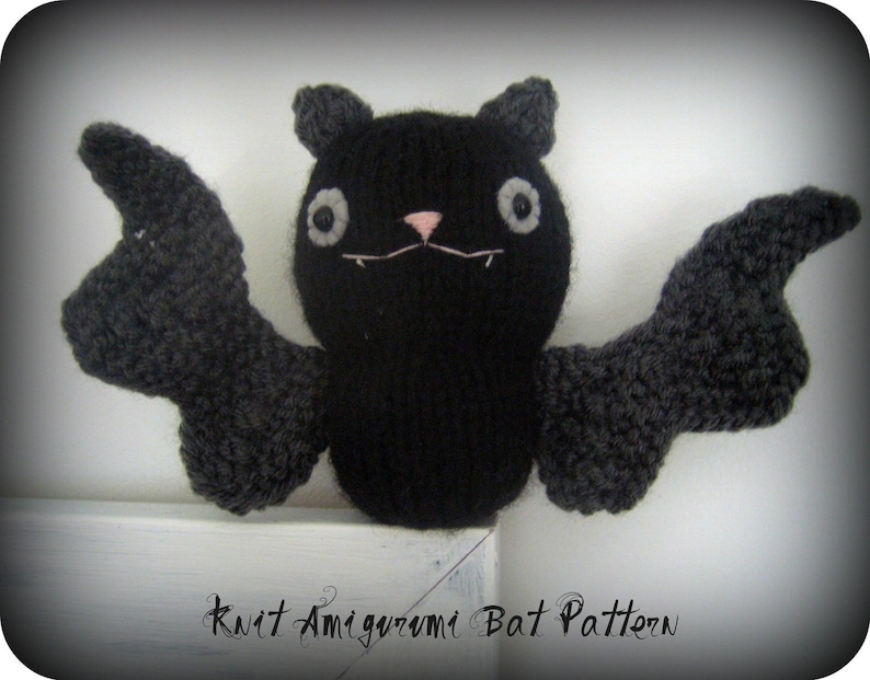 Amigurumi Knit Bat Pattern Digital Download - Etsy