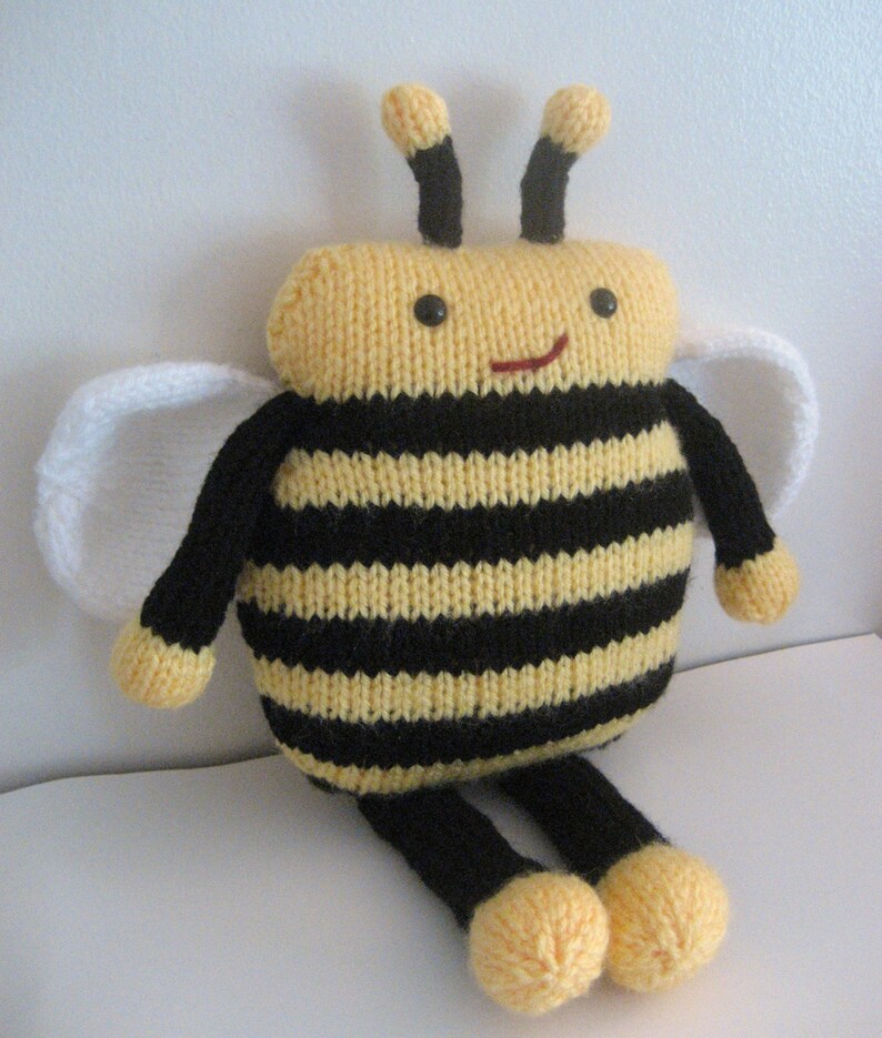 Sale Amigurumi Knit Bee Pattern Digital Download Etsy