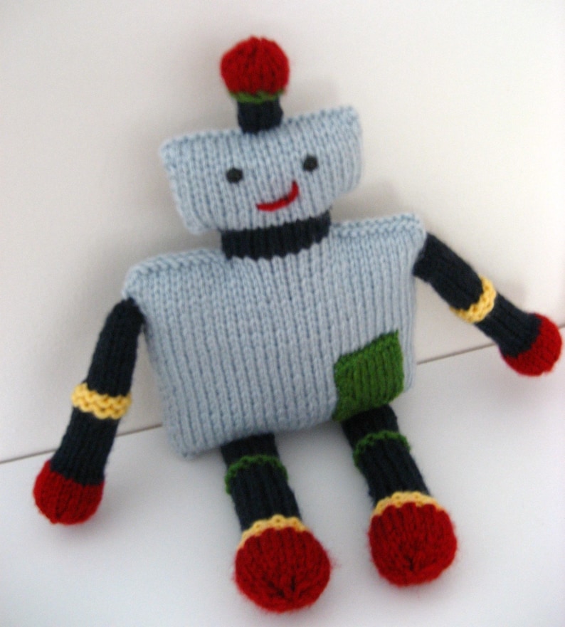 Amigurumi Knit Robot Pattern Digital Download image 3