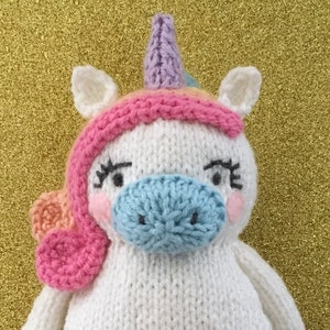 Amigurumi Knit Unicorn Pattern Digital Download image 5