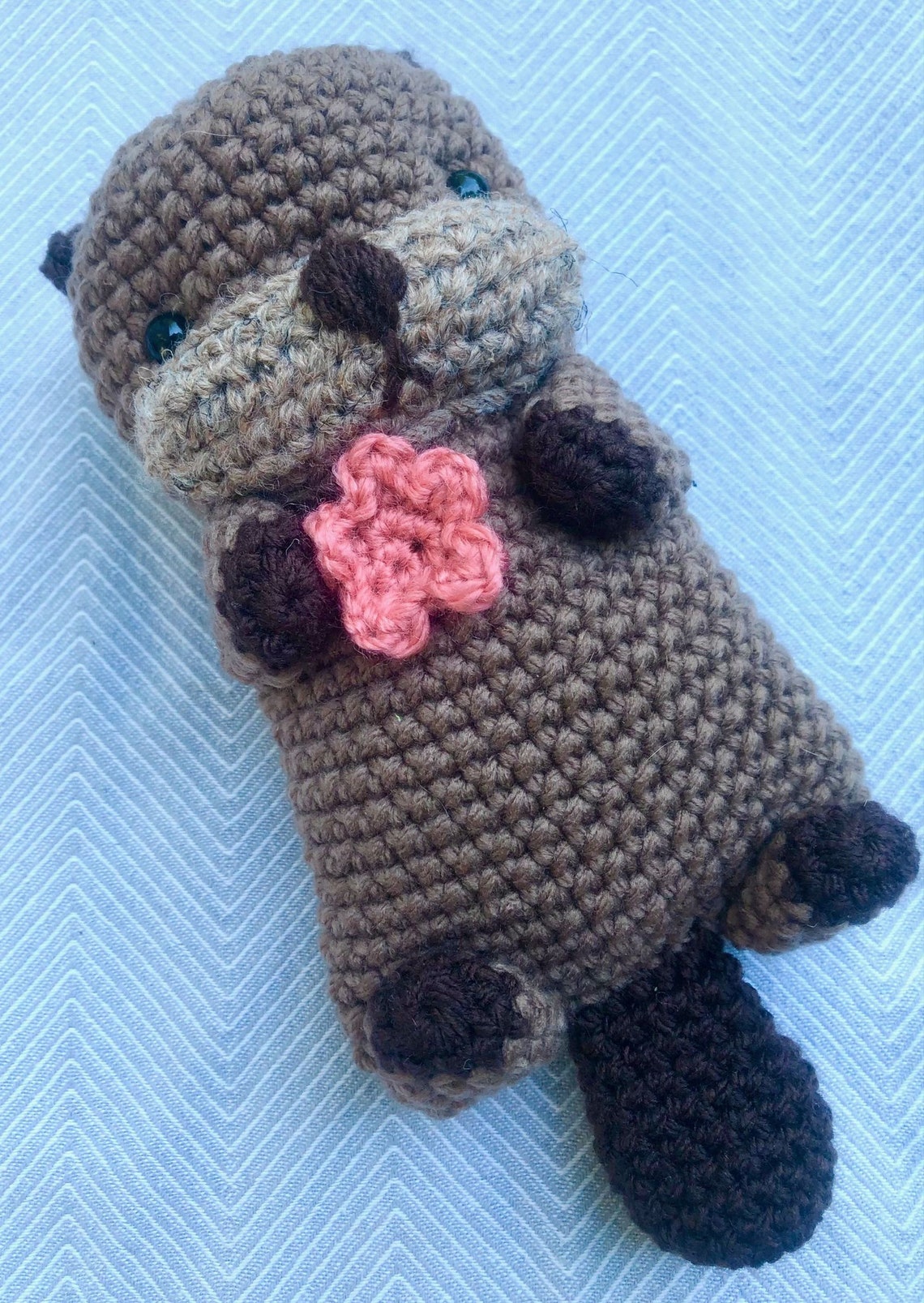 Amigurumi Crochet Sea Otter Pattern Digital Download Etsy