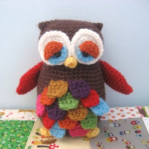Amigurumi Crochet Mr. Hoot Owl Pattern Digital Download image 2