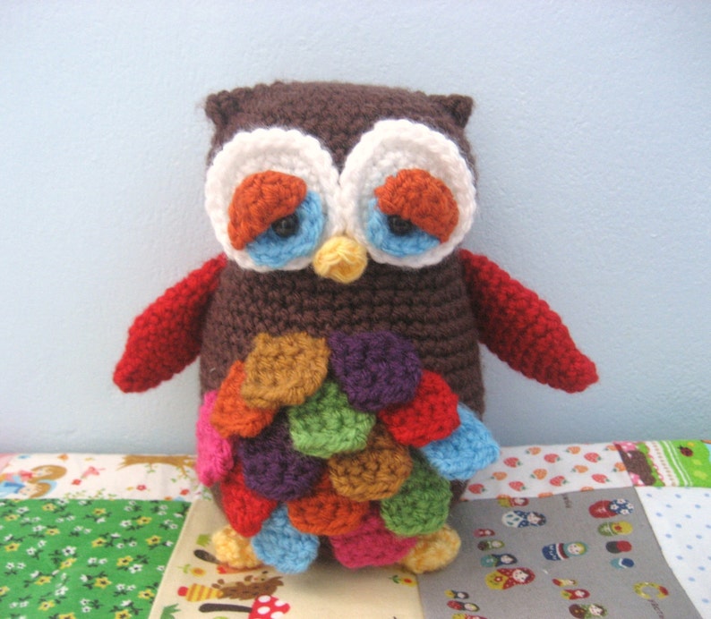 Amigurumi Crochet Mr. Hoot Owl Pattern Digital Download image 2
