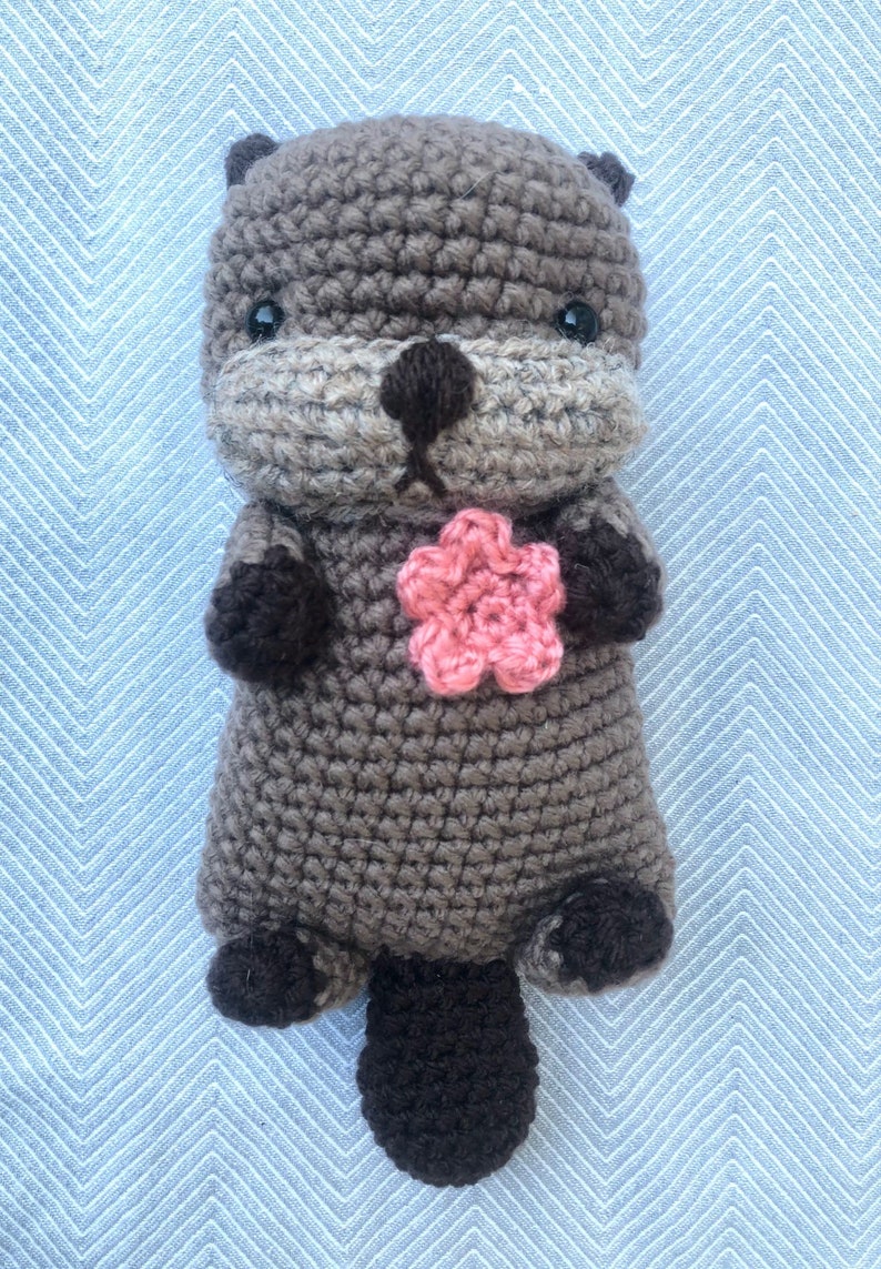 Amigurumi Crochet Sea Otter Pattern Digital Download image 4