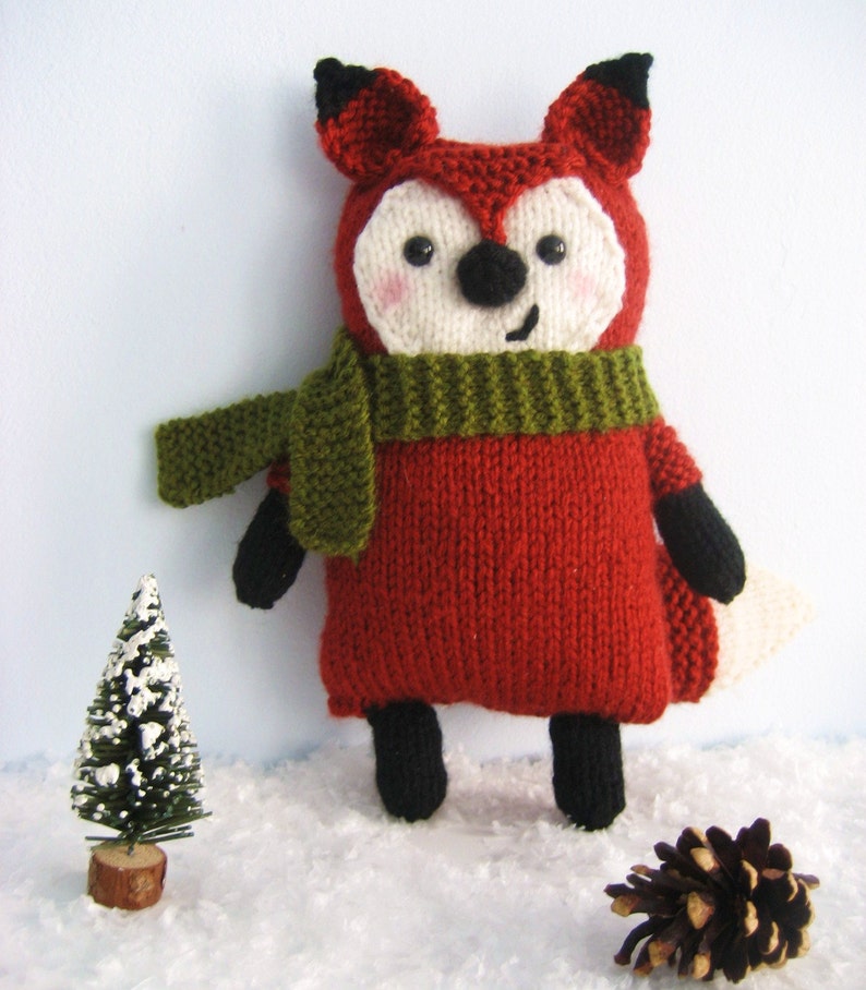 Amigurumi Knit Little Fox Pattern Digital Download image 4