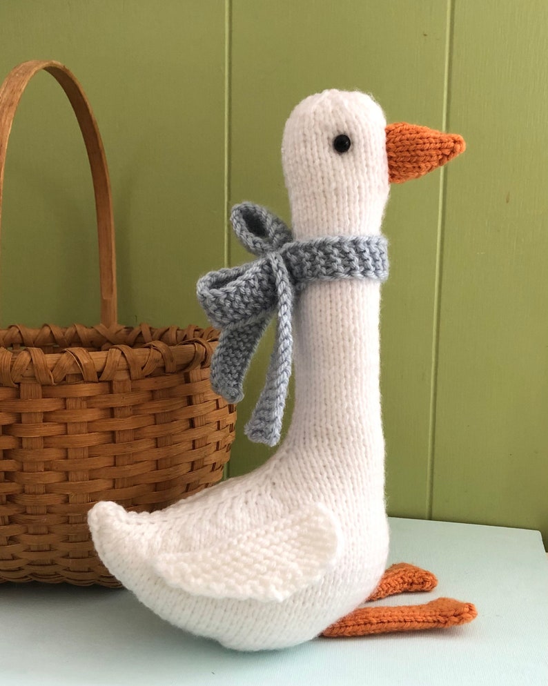 Amigurumi Knit Goose Pattern Descarga Digital imagen 7