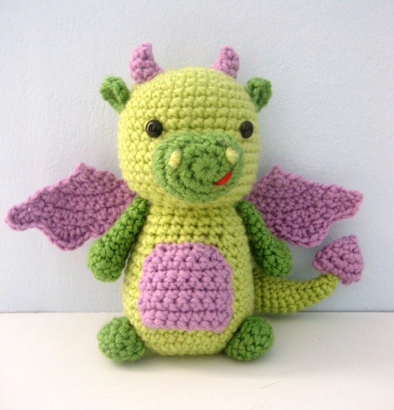 Amigurumi Crochet Dragon Pattern Digital Download image 2