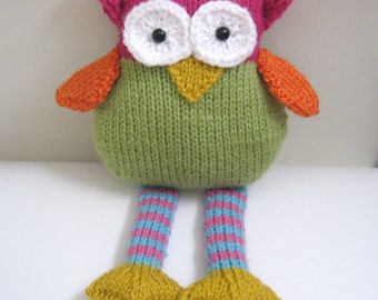 Sale - Amigurumi Knit Owl Pattern Digital Download