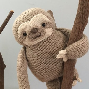 Amigurumi Knit Sloth Pattern Digital Download