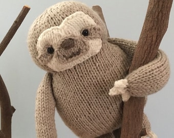 Amigurumi Knit Sloth Pattern Digital Download
