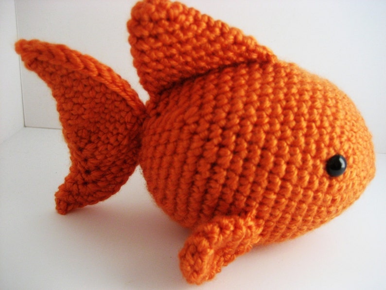 Amigurumi Crochet Goldfish Pattern Digital Download image 3