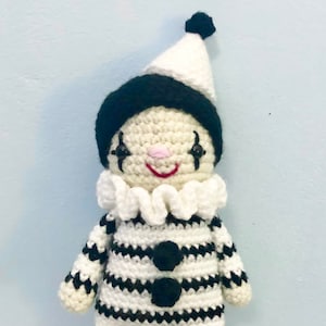 Amigurumi Crochet Pierrot Clown Pattern Digital Download image 2