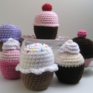 Amigurumi Crochet Cupcake Pattern Digital Download