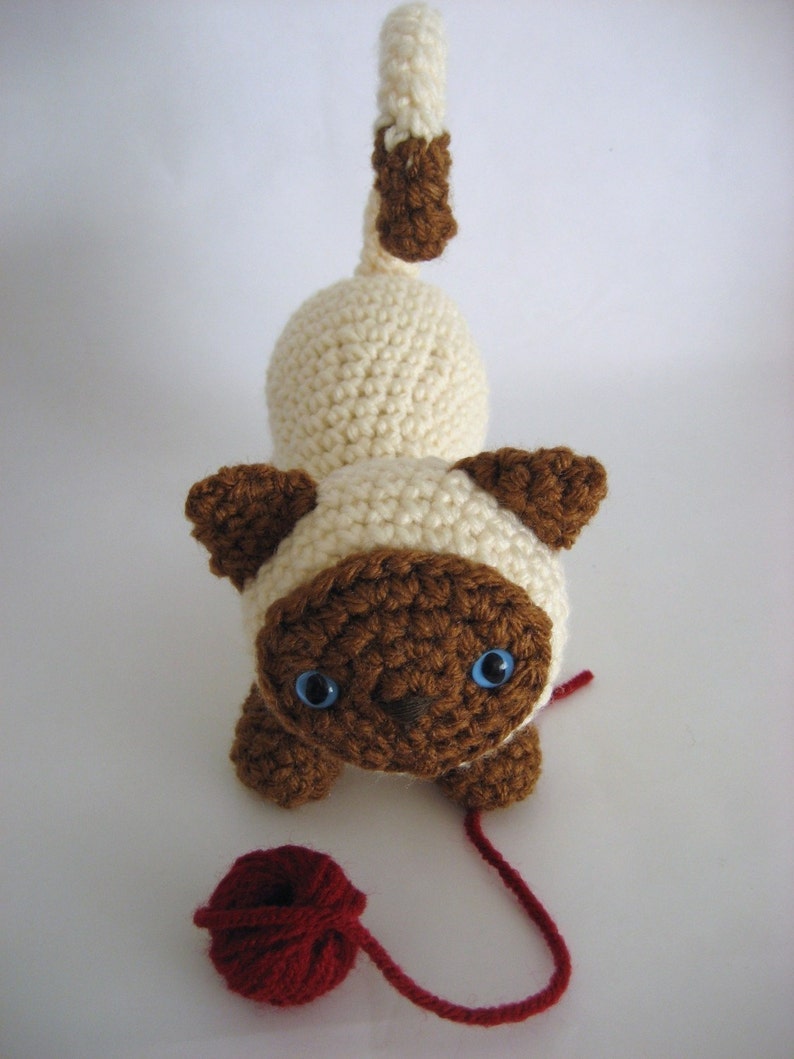 Sale Amigurumi Crochet Kitten Pattern Digital Download image 3