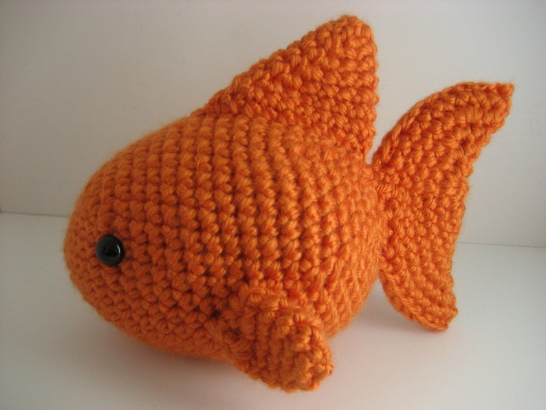 Amigurumi Crochet Goldfish Pattern Digital Download image 2