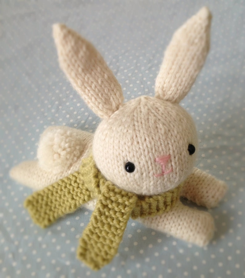 Amigurumi Knit Bunny Pattern Digital Download image 1