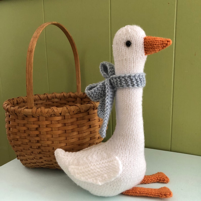 Amigurumi Knit Goose Pattern Descarga Digital imagen 6