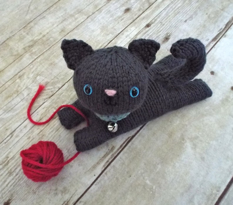 Amigurumi Knit Kitten Pattern Digital Download imagem 3