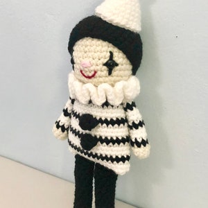 Amigurumi Crochet Pierrot Clown Pattern Digital Download image 4