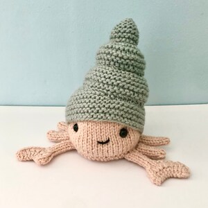 Amigurumi Knit Hermit Crab Pattern Digital Download image 4