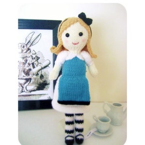 Amigurumi Knit Alice in Wonderland Pattern Digital Download image 1