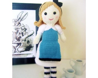 Amigurumi Knit Alice in Wonderland Pattern Digital Download