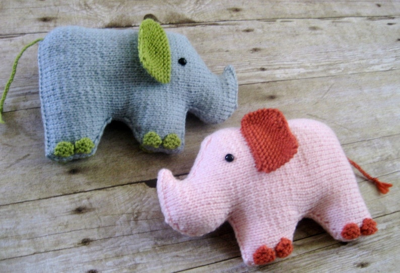 Amigurumi Knit Elephant Pattern Digital Download image 5