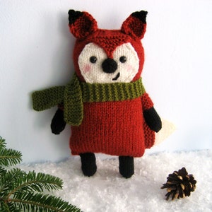 Amigurumi Knit Little Fox Pattern Digital Download image 1