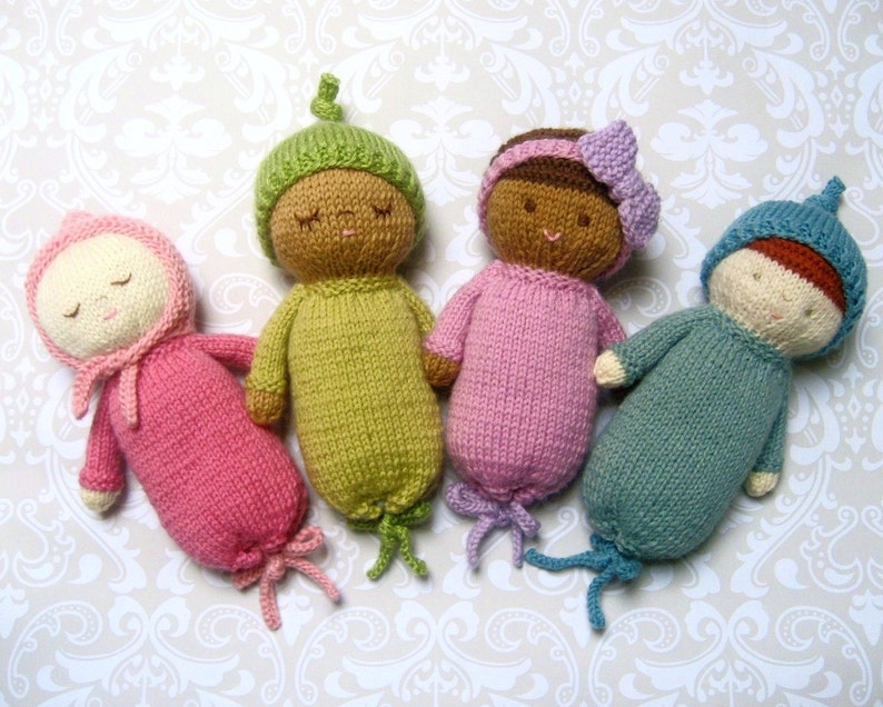 Amigurumi Knit Baby Doll Patterns Digital Download image 2