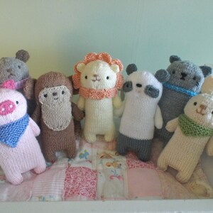 Amigurumi Knit Baby Animals Pattern Set Digital Download image 4