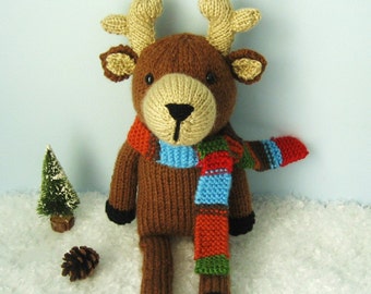 Amigurumi Knit Reindeer Pattern Digital Download